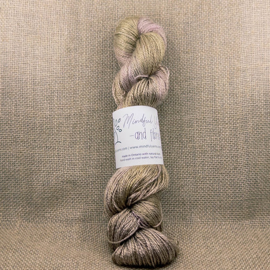 Bamboo Fingering Weight Yarn - Mindful Yarns - Madder Osage and Logwood 60121