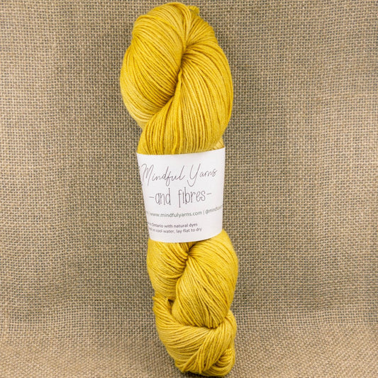 Lotus Merino Fingering Weight Yarn - Mindful Yarns - Fustic 50728