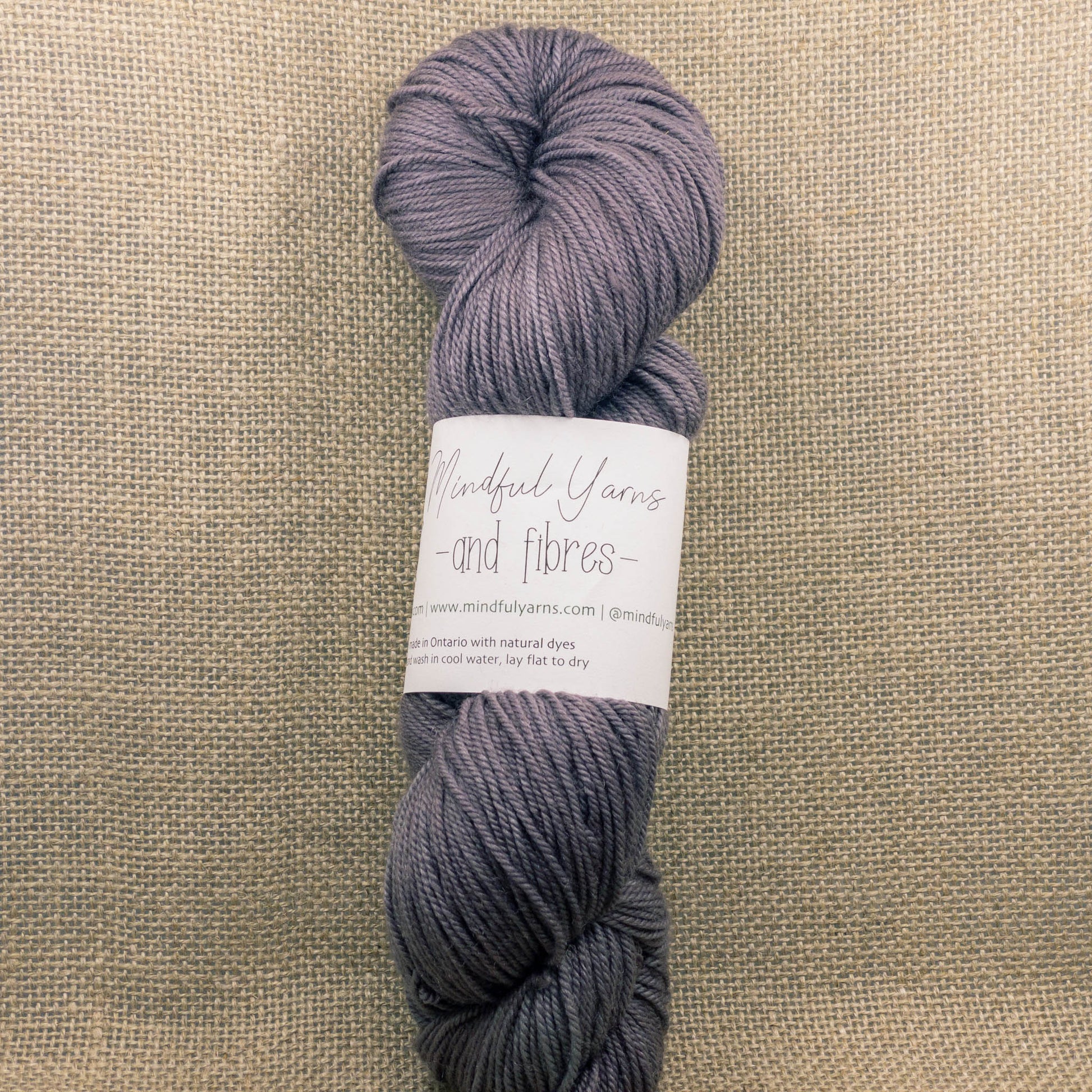 Merino Cashmere Silk Fingering Weight Yarn - Mindful Yarns - Logwood + Madder 50306
