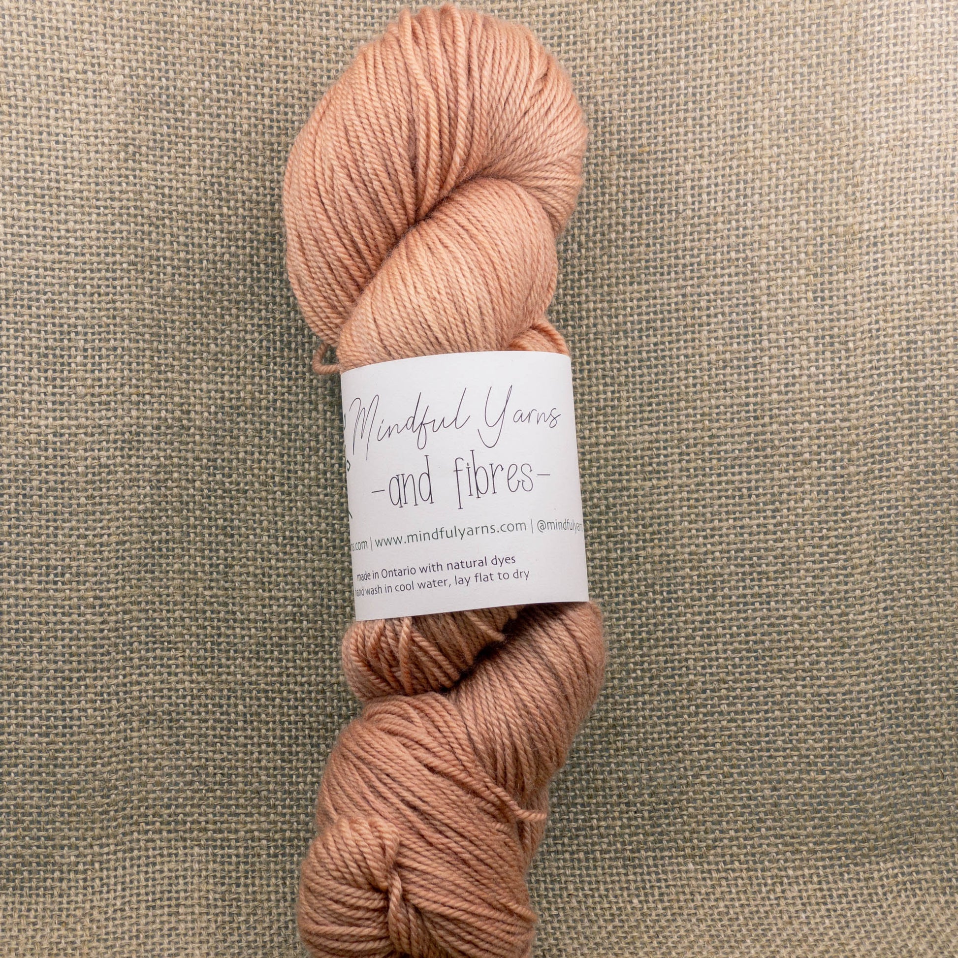 Merino Cashmere Silk Fingering Weight Yarn - Mindful Yarns - Madder + Himalayan Rhubarb 50306