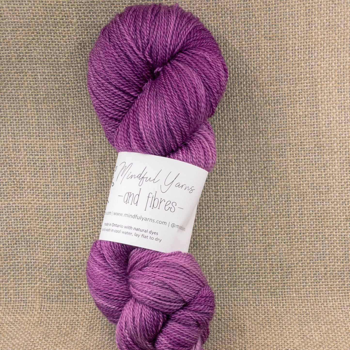 Merino Cashmere Silk Lace Weight Yarn - Mindful Yarns - Cochineal 51023