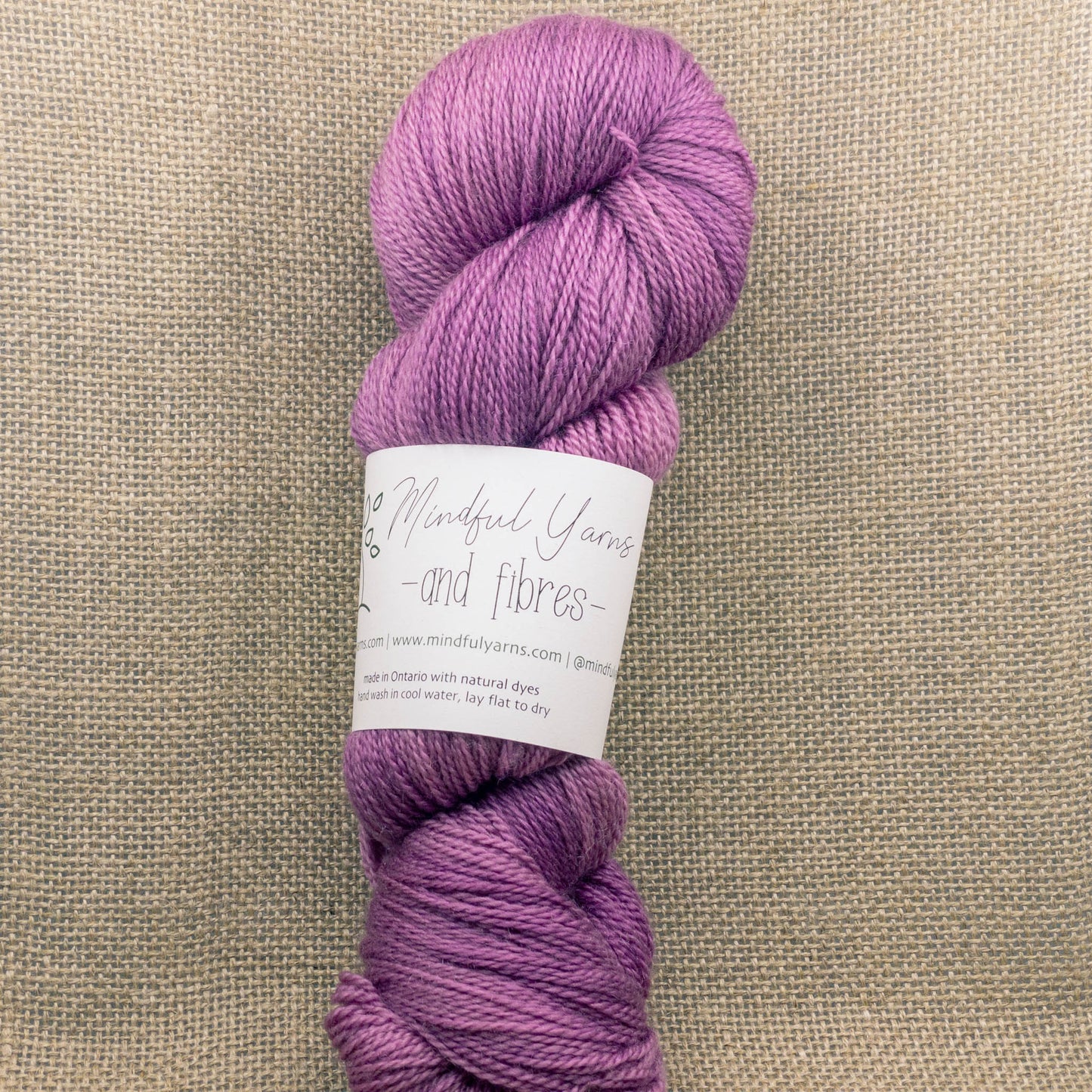 Merino Cashmere Silk Lace Weight Yarn - Mindful Yarns - Cochineal + Saxon 50305