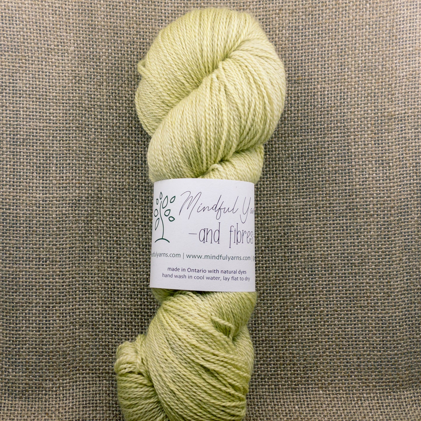 Merino Cashmere Silk Lace Weight Yarn - Mindful Yarns - Weld + Logwood 50306