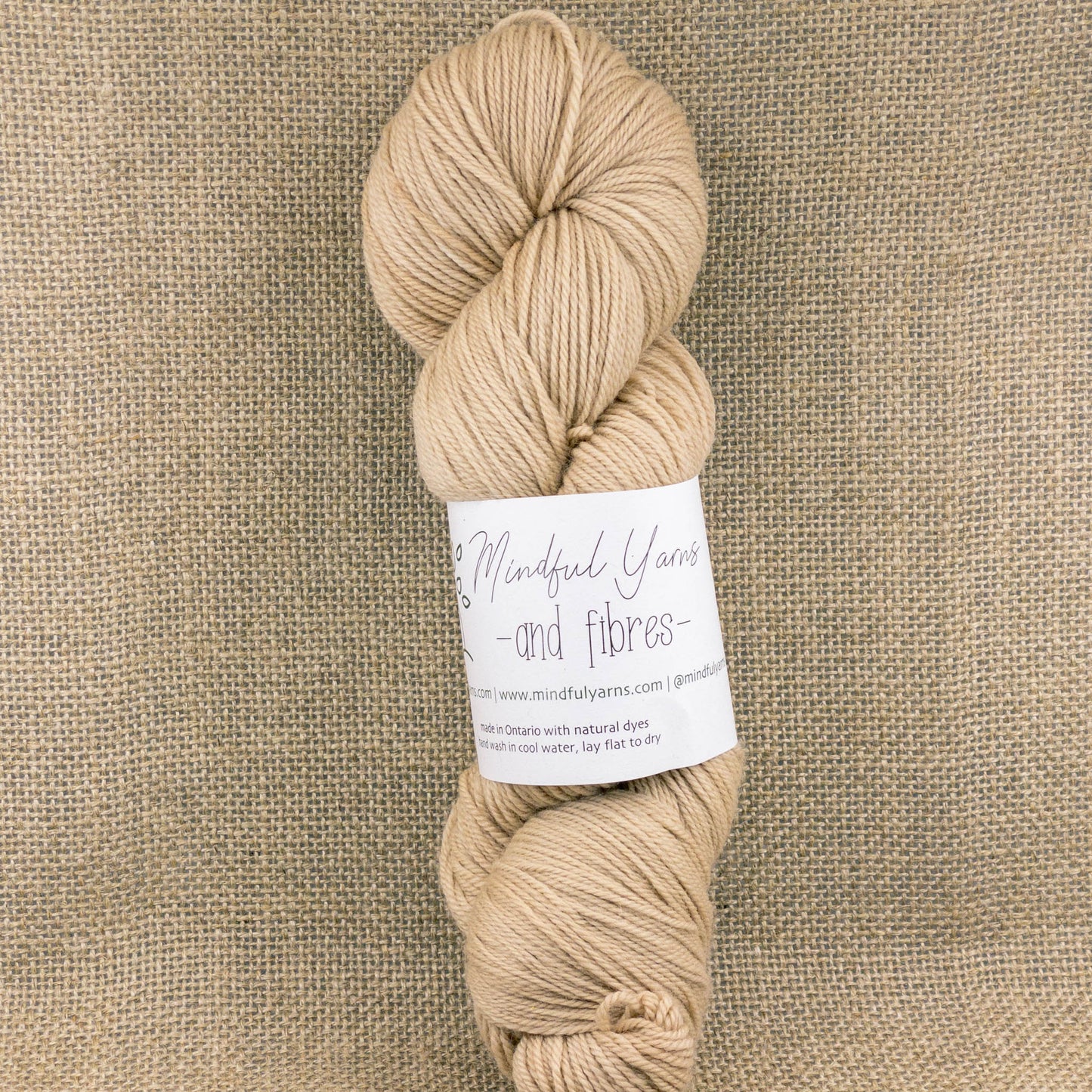 Organic Superwash Sock Yarn - Mindful Yarns - Walnut 50801