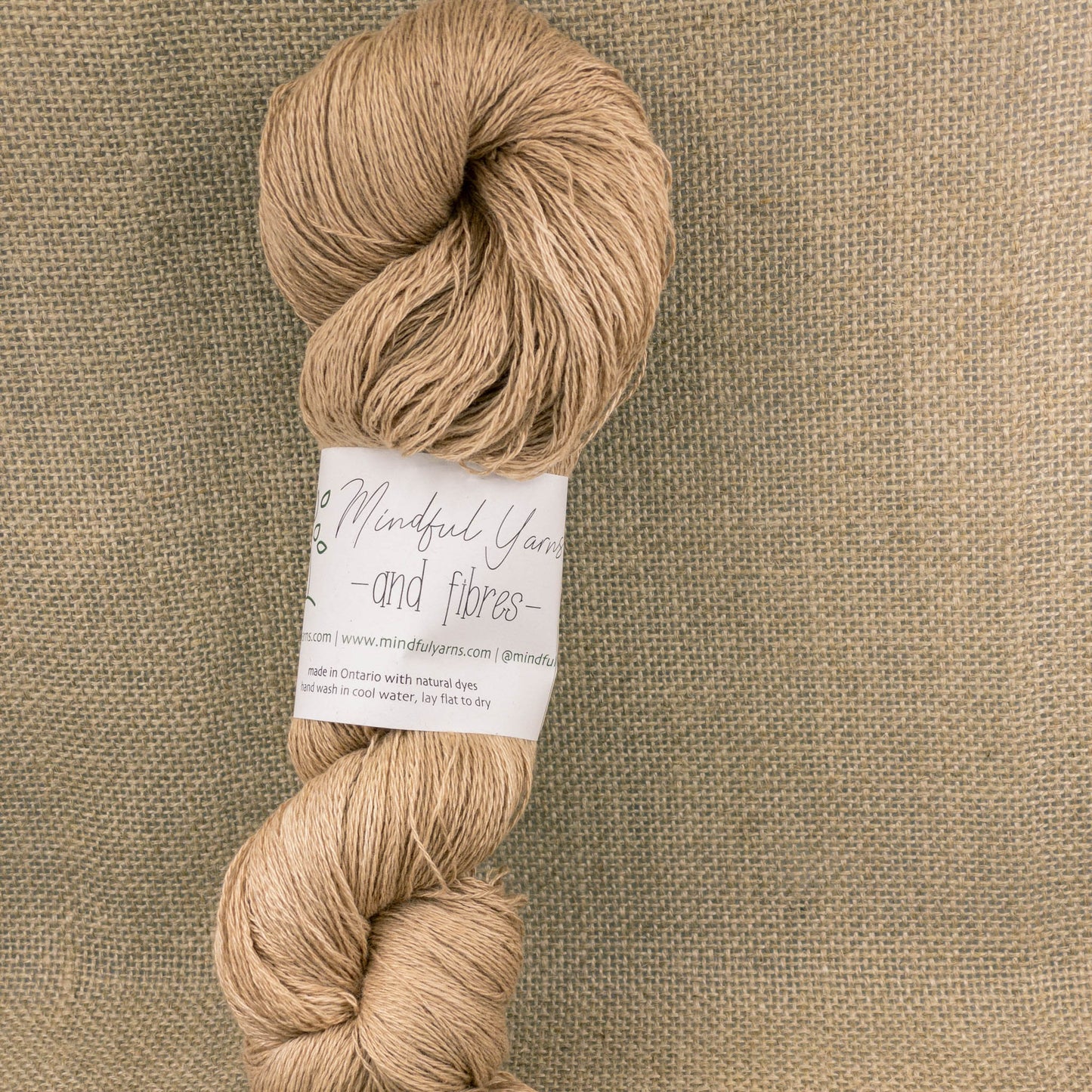Silk Linen Lace Weight Yarn - Mindful Yarns - Quebracho 51020