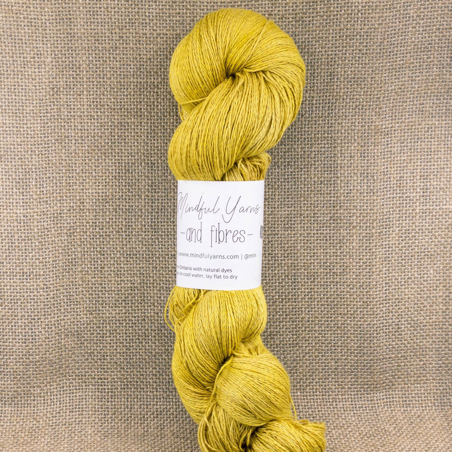 Silk Linen Lace Weight Yarn - Mindful Yarns - Weld + cutch 50722