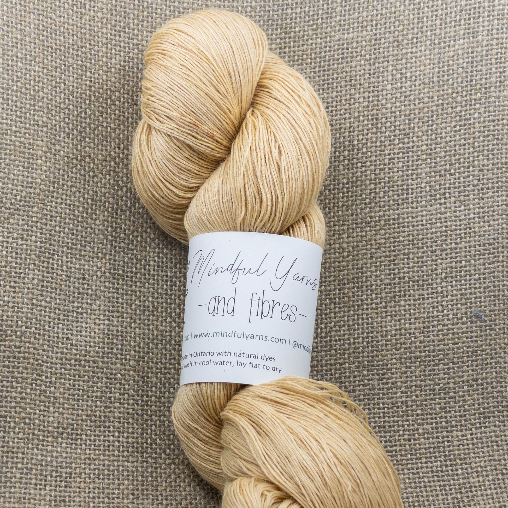 Alpaca Tencel Nylon Lace Weight Yarn - Mindful Yarns - Quebracho 0410