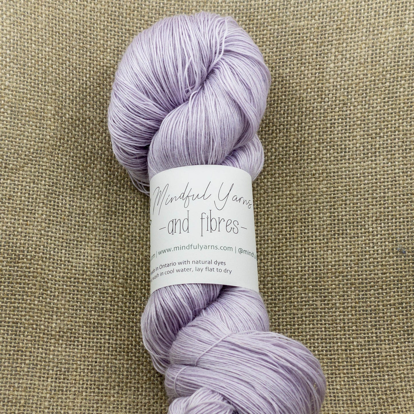 Alpaca Tencel Nylon Lace Weight Yarn - Mindful Yarns - Cochineal + logwood X-0410