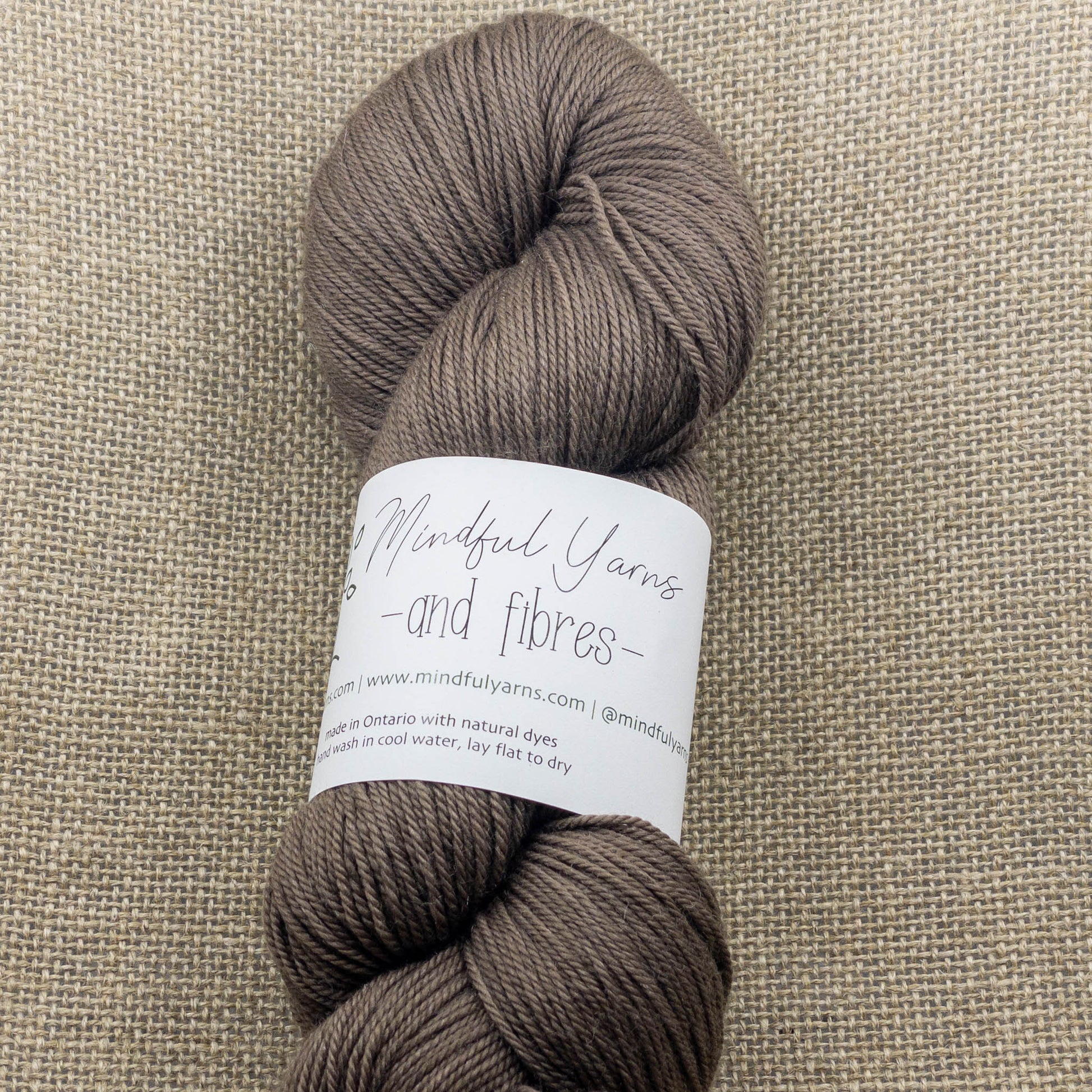 Merino Cashmere Silk Fingering Weight Yarn - Mindful Yarns - Sequoia X-0210