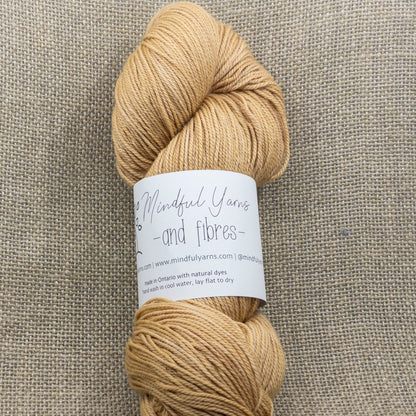 Merino Cashmere Silk Fingering Weight Yarn - Mindful Yarns - Quebracho 0410