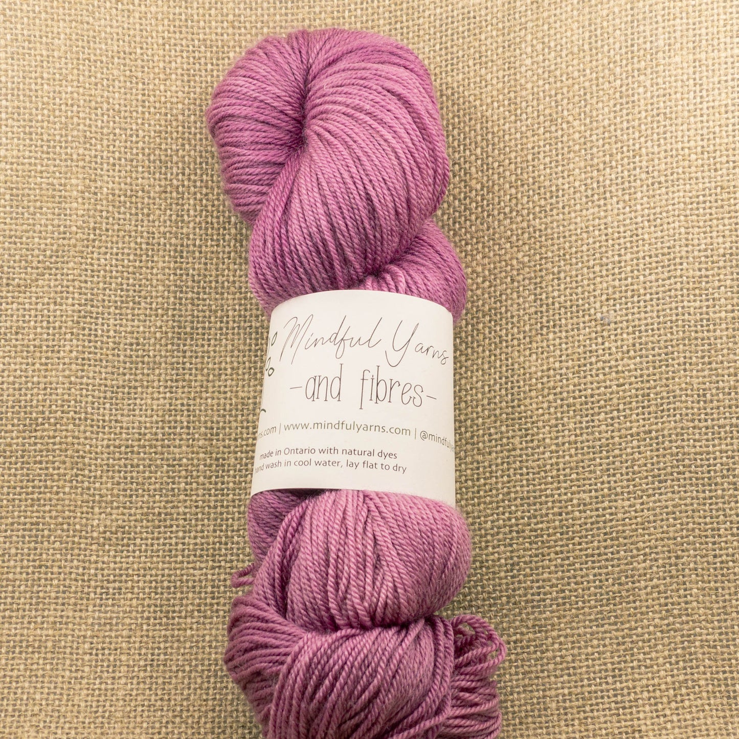 Merino Cashmere Silk Fingering Weight Yarn - Mindful Yarns - Cochineal 1-0724