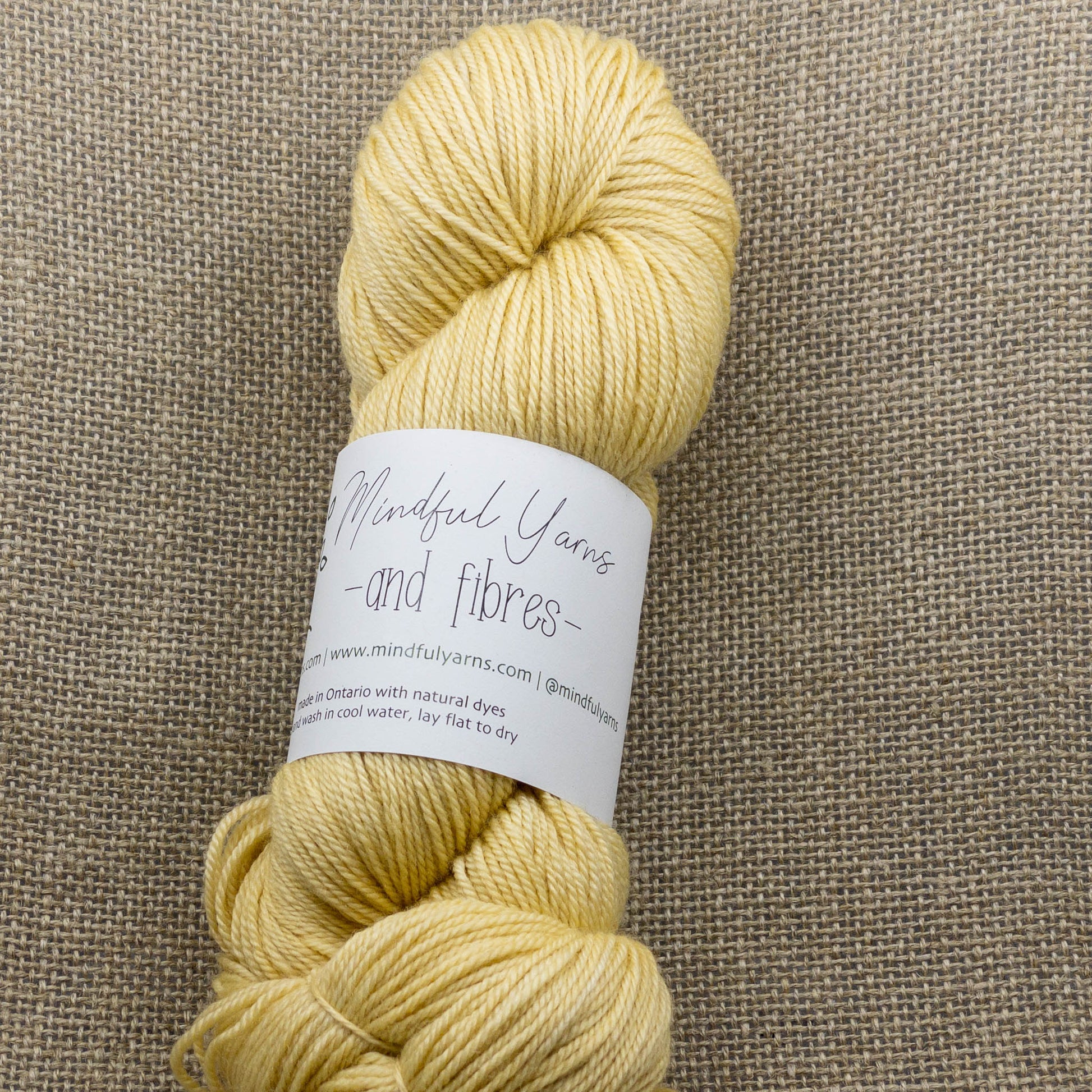 Merino Cashmere Silk Fingering Weight Yarn - Mindful Yarns - Marigold X-0210