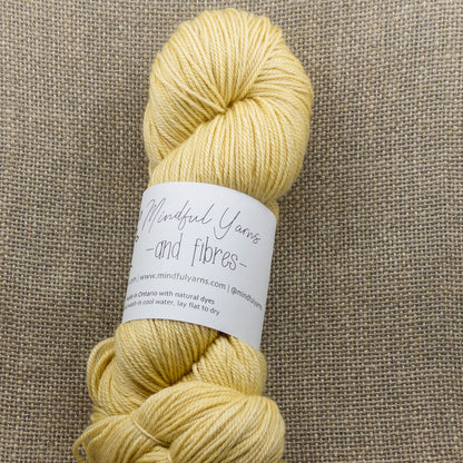 Merino Cashmere Silk Fingering Weight Yarn - Mindful Yarns - Marigold X-0210