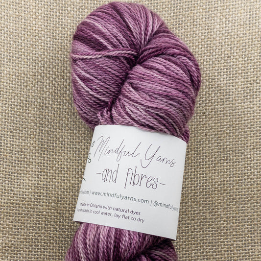 Merino Cashmere Silk Lace Weight Yarn - Mindful Yarns - Lac + iron