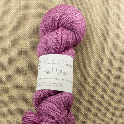 Merino Cashmere Silk Lace Weight Yarn - Mindful Yarns - Cochineal 1-0724