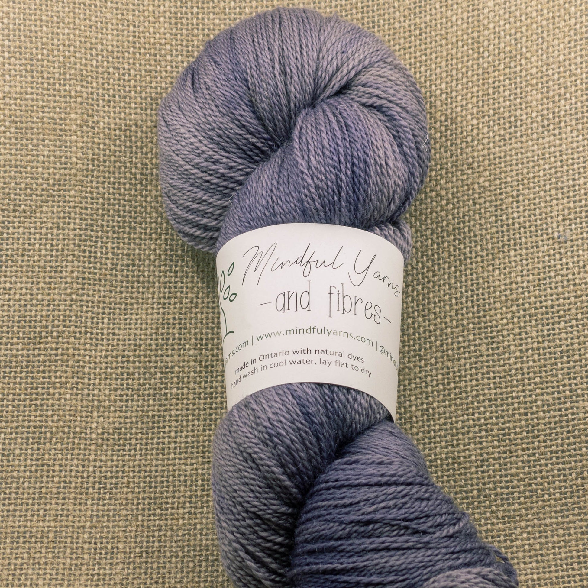 Merino Cashmere Silk Lace Weight Yarn - Mindful Yarns - Logwood + walnut 1X-0724
