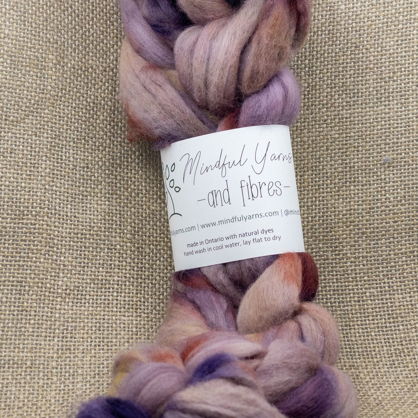 Organic Fibre - Mindful Yarns - Lac, cutch, quebracho, madder + logwood