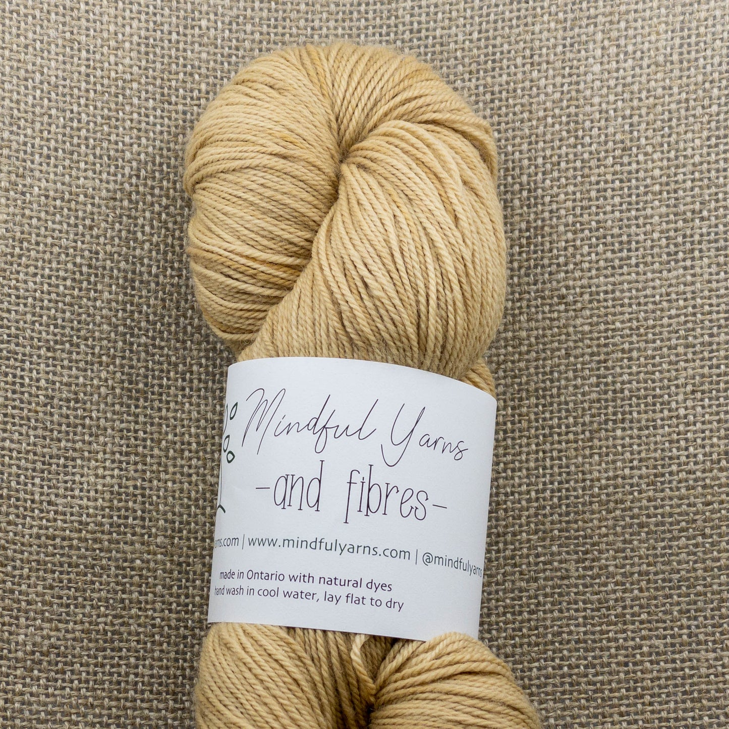 Organic Superwash Sock Yarn - Mindful Yarns - Chestnut