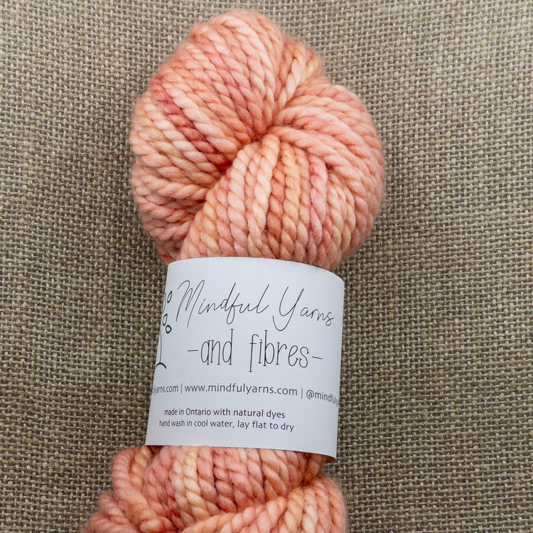 Naturally-Dyed Bulky weight yarn – Mindful Yarns