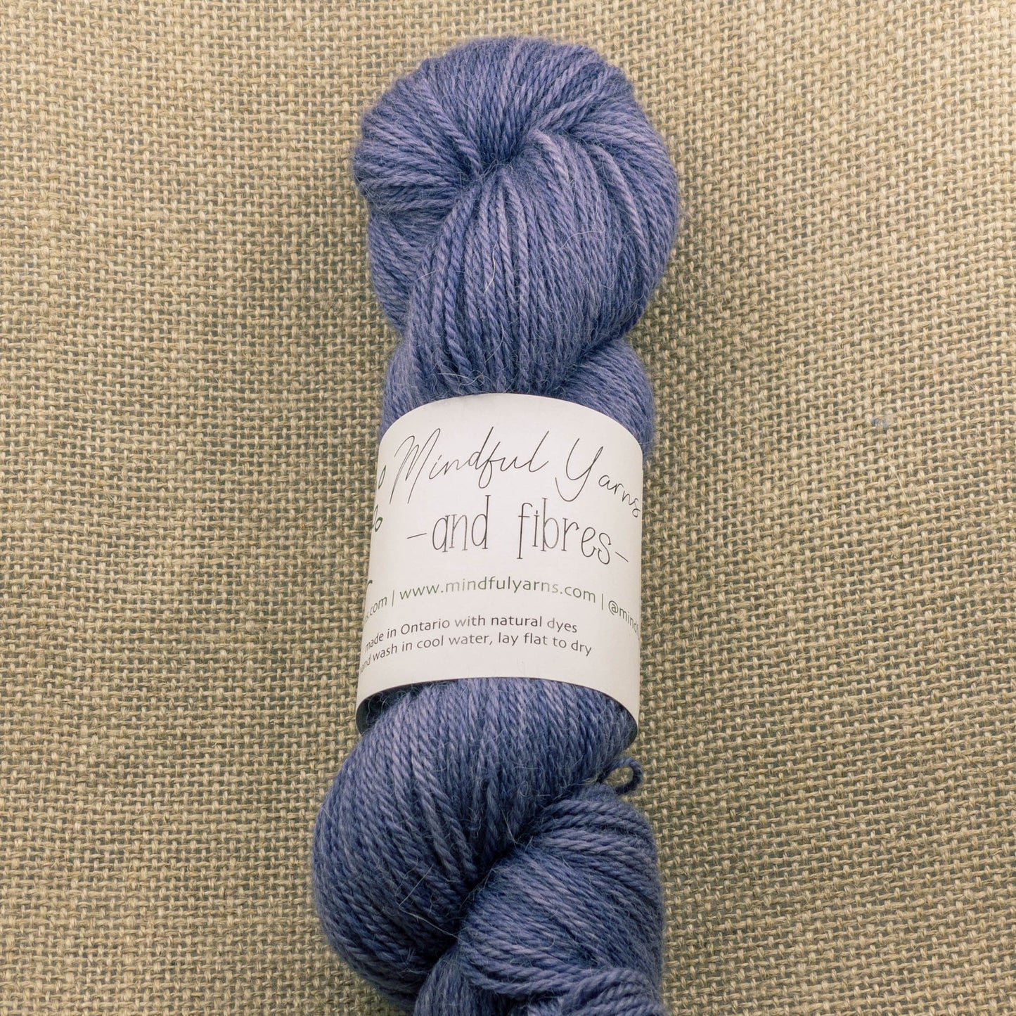Alpaca Sport Weight Yarn - Mindful Yarns - Logwood 1.7-0717
