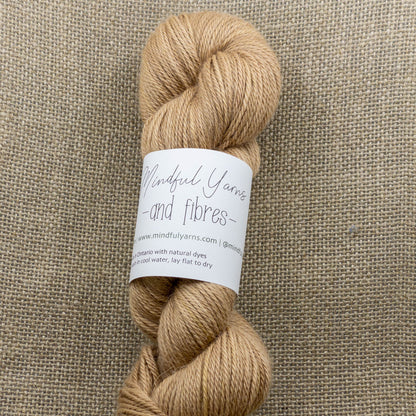 Alpaca Sport Weight Yarn - Mindful Yarns - Walnut 50-0529
