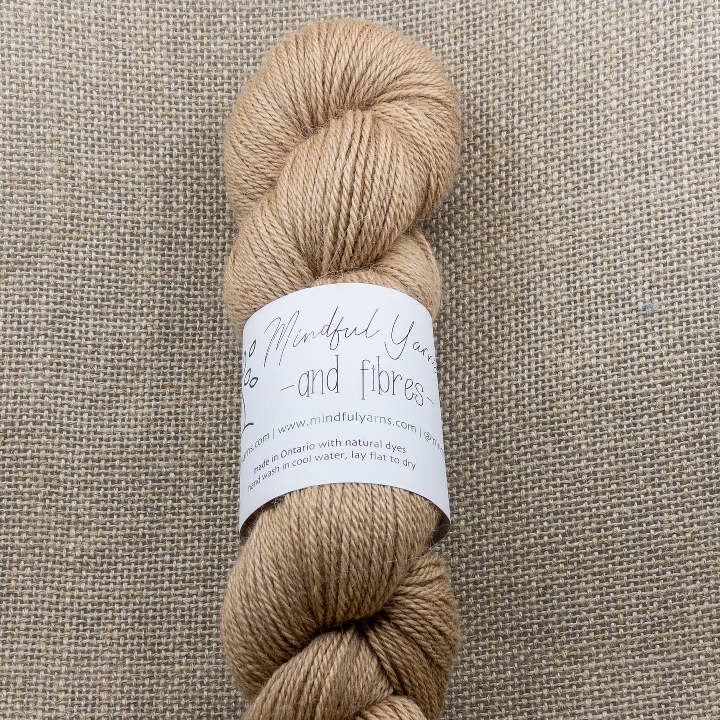 Alpaca Sport Weight Yarn - Mindful Yarns - Walnut 56-0724