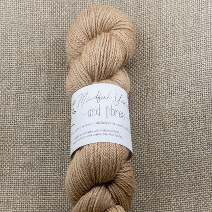 Alpaca Sport Weight Yarn - Mindful Yarns - Walnut 56-0724