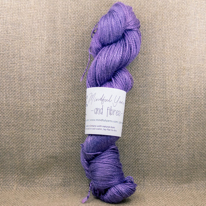 Bamboo Fingering Weight Yarn - Mindful Yarns - Cochineal Logwood 60122