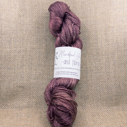 Bamboo Fingering Weight Yarn - Mindful Yarns - Osage and Madder 60121