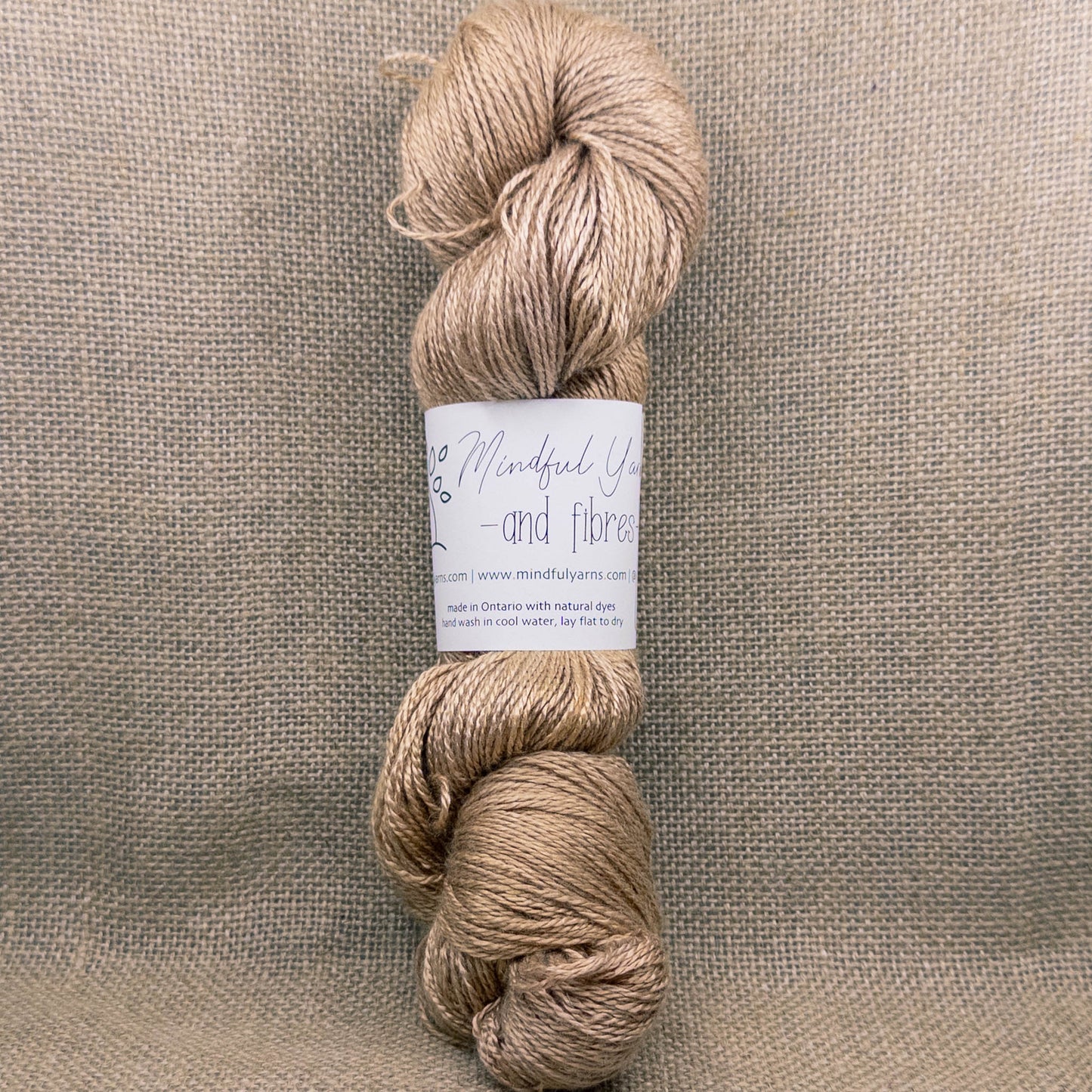 Bamboo Fingering Weight Yarn - Mindful Yarns - Weld Himalayan Rhubarb Pomegranate 60123