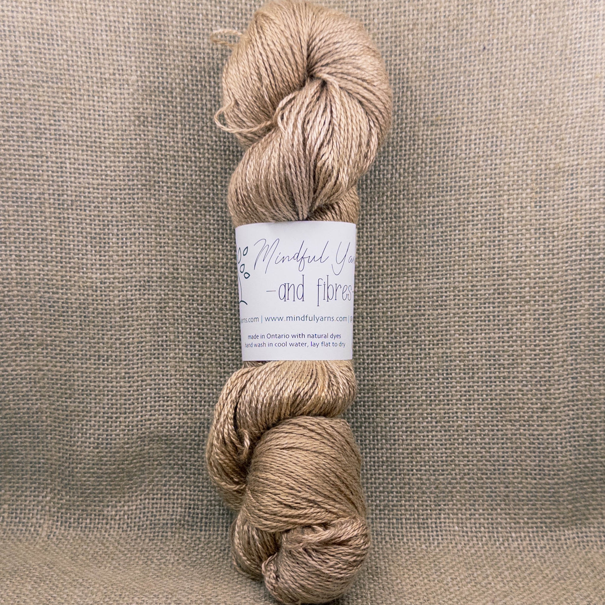 Bamboo Fingering Weight Yarn - Mindful Yarns - Weld Himalayan Rhubarb Pomegranate 60123