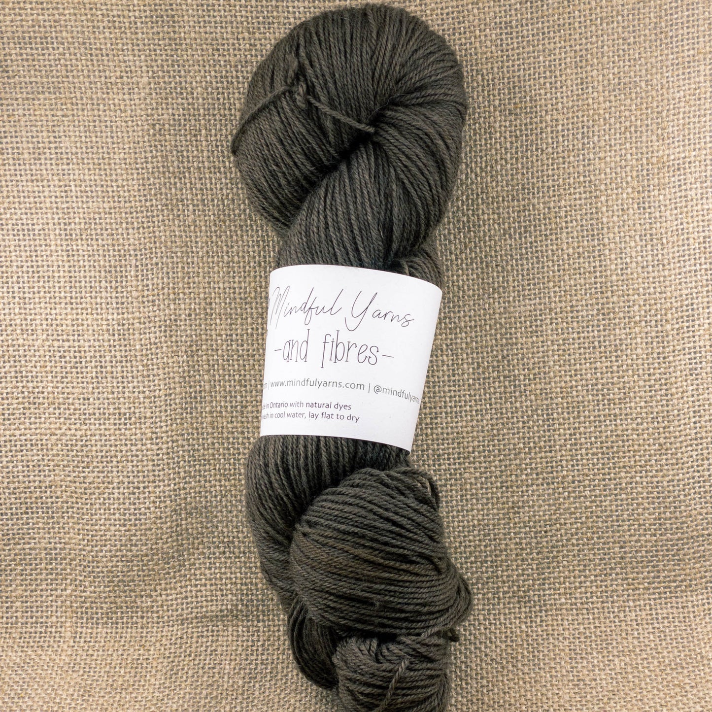 BFL Sock - Mindful Yarns - Cutch + iron 50920