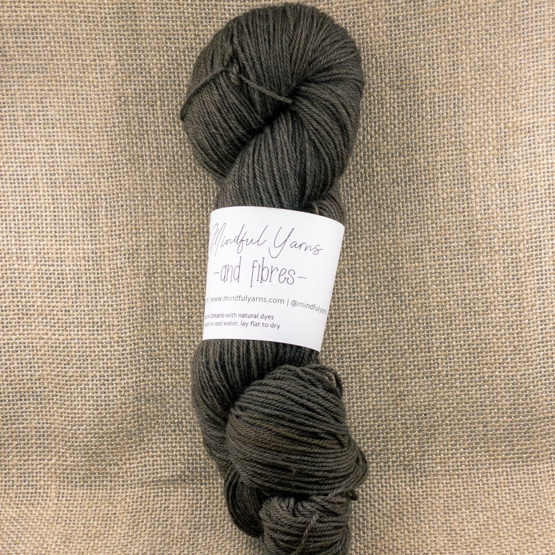 BFL Sock - Mindful Yarns - Cutch + iron 50920
