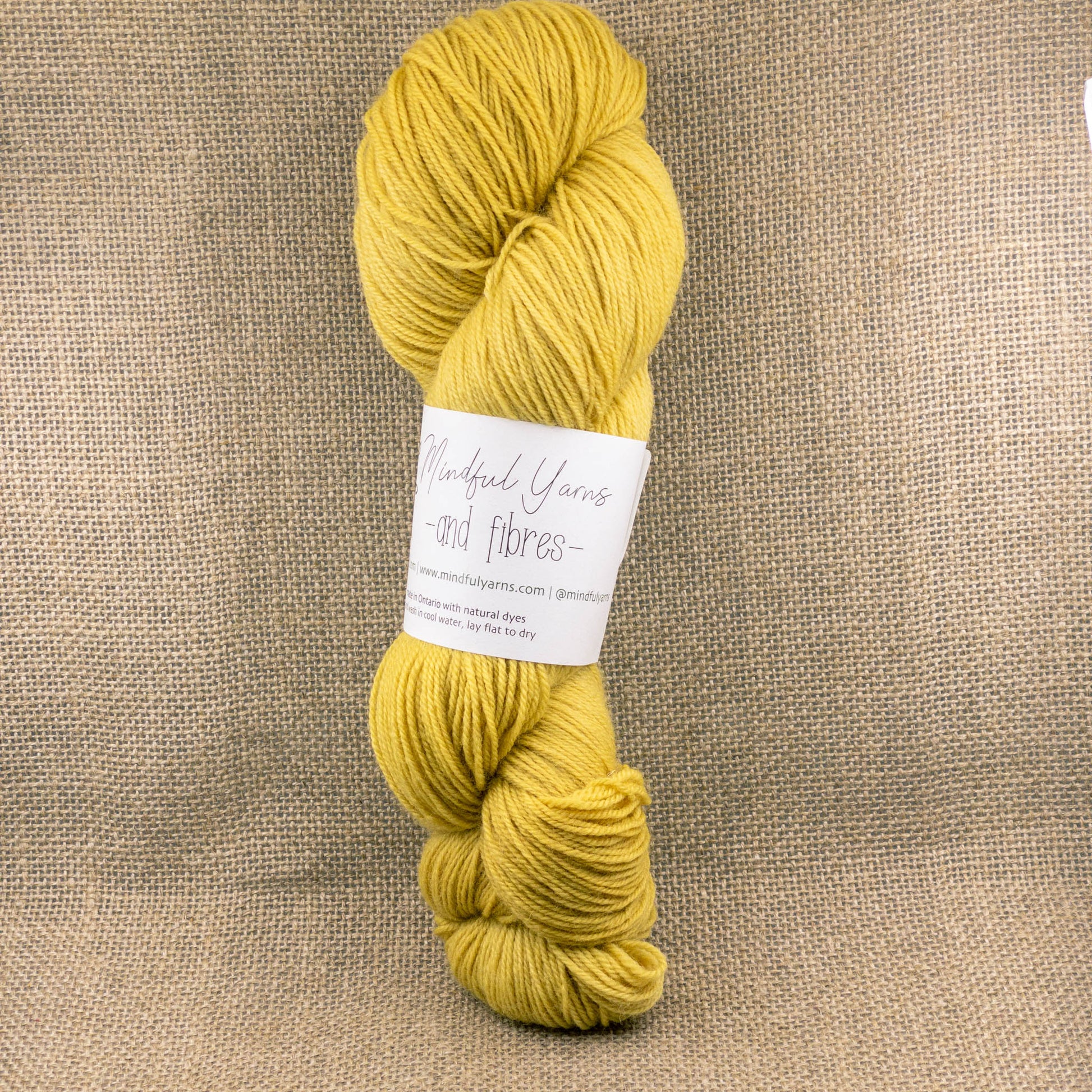 BFL Sock - Mindful Yarns - Fustic 50919