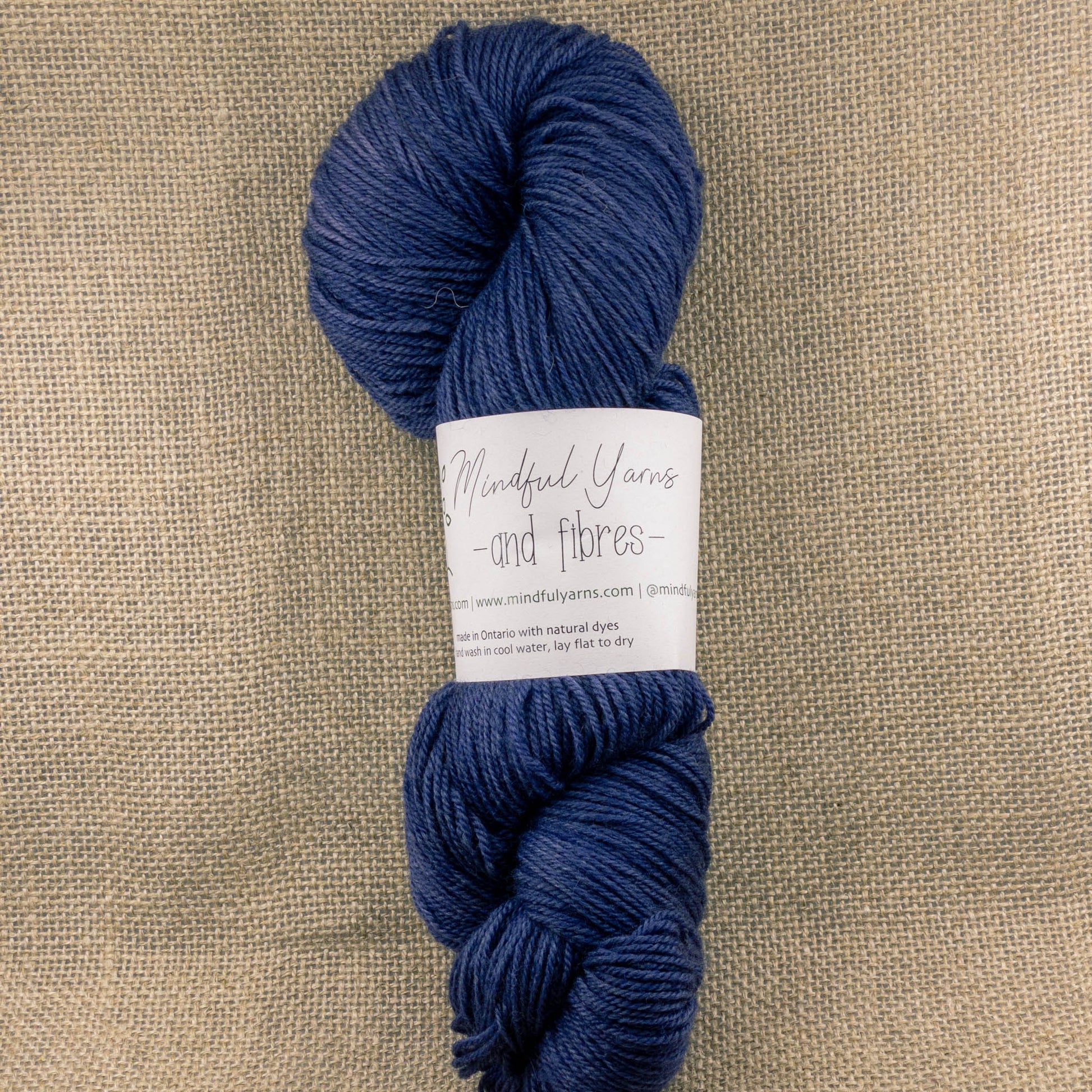 BFL Sock - Mindful Yarns - Logwood 50921