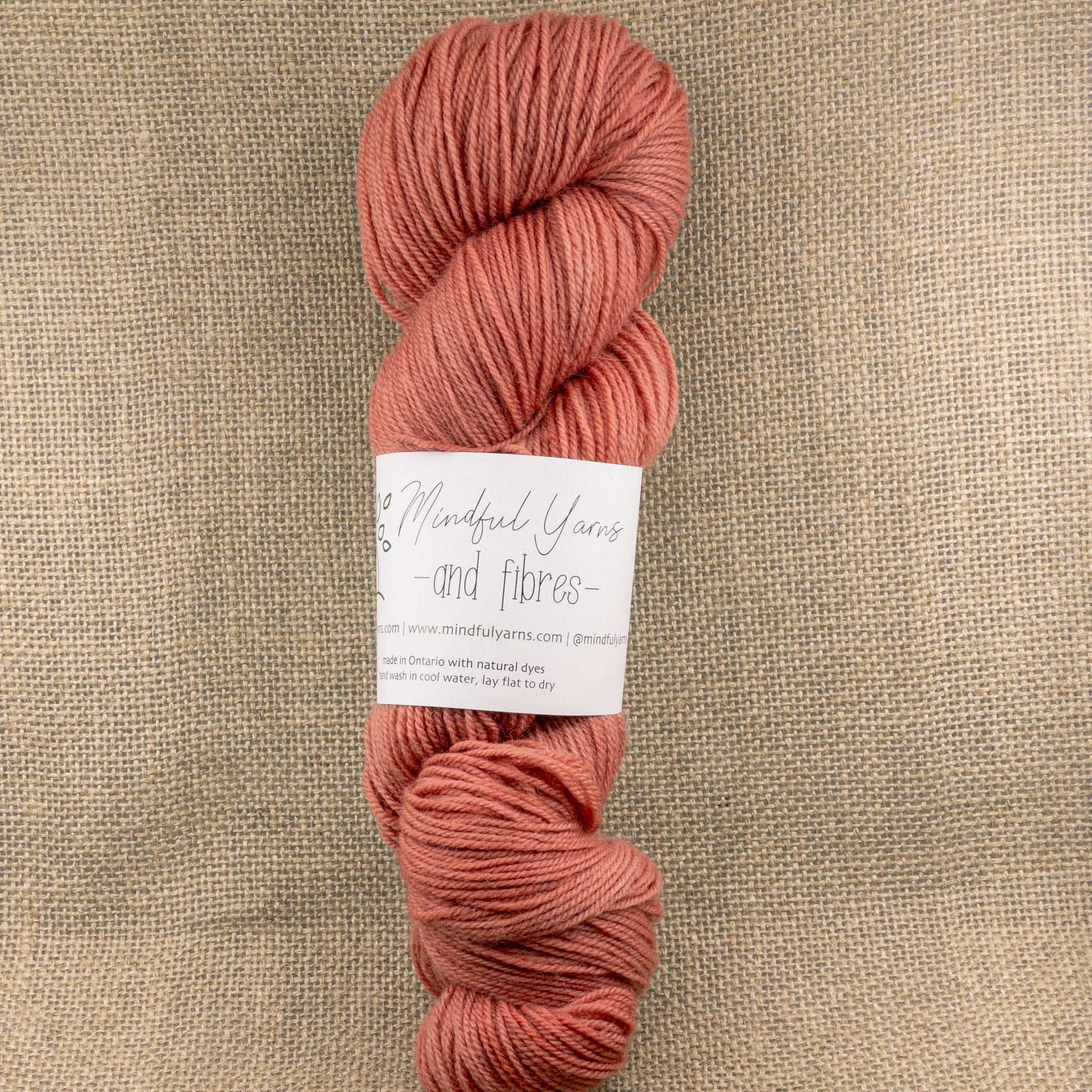 BFL Sock - Mindful Yarns - Madder 50920