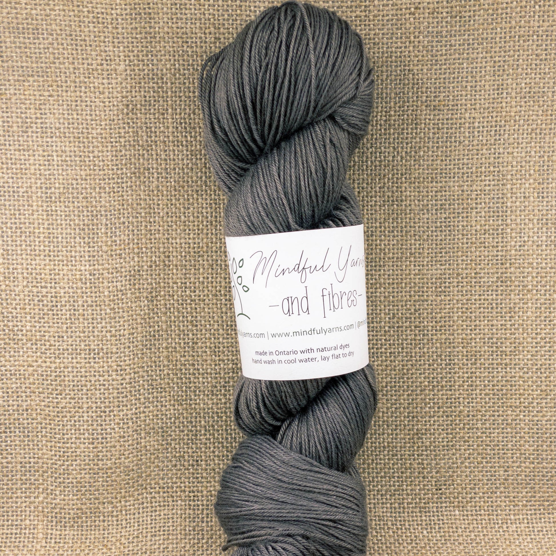 Lotus Merino - Mindful Yarns - Walnut + iron 50729