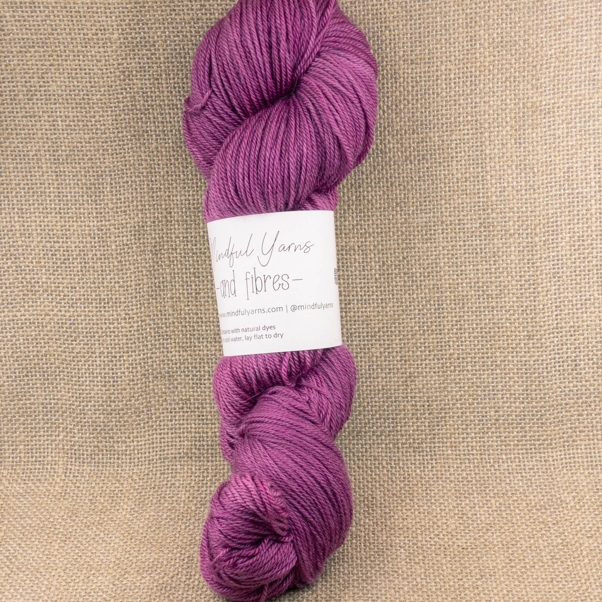Merino Cashmere Silk Fingering Weight Yarn - Mindful Yarns - Cochineal 51023