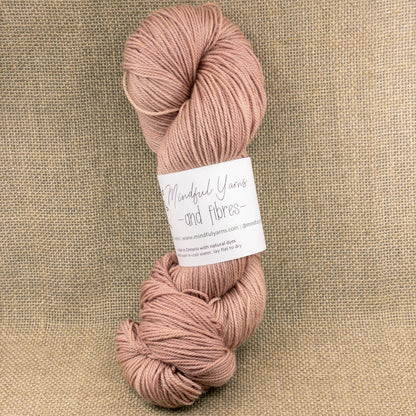 Merino Cashmere Silk Fingering Weight Yarn - Mindful Yarns - Cutch + lac 51023