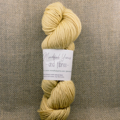 Merino Cashmere Silk Fingering Weight Yarn - Mindful Yarns - Himalayan Rhubarb 50306