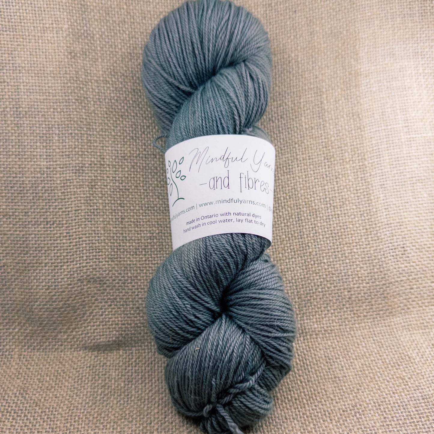 Merino Cashmere Silk Fingering Weight Yarn - Mindful Yarns - Saxon, cochineal, myrobalan + iron 60410