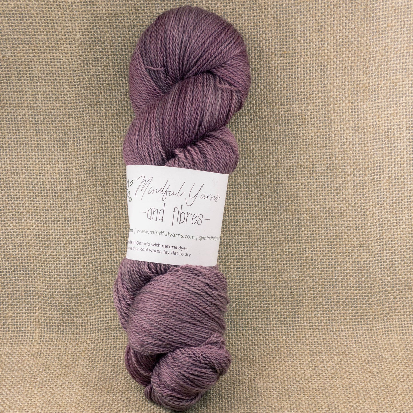 Merino Cashmere Silk Lace Weight Yarn - Mindful Yarns - Lac + madder 51023