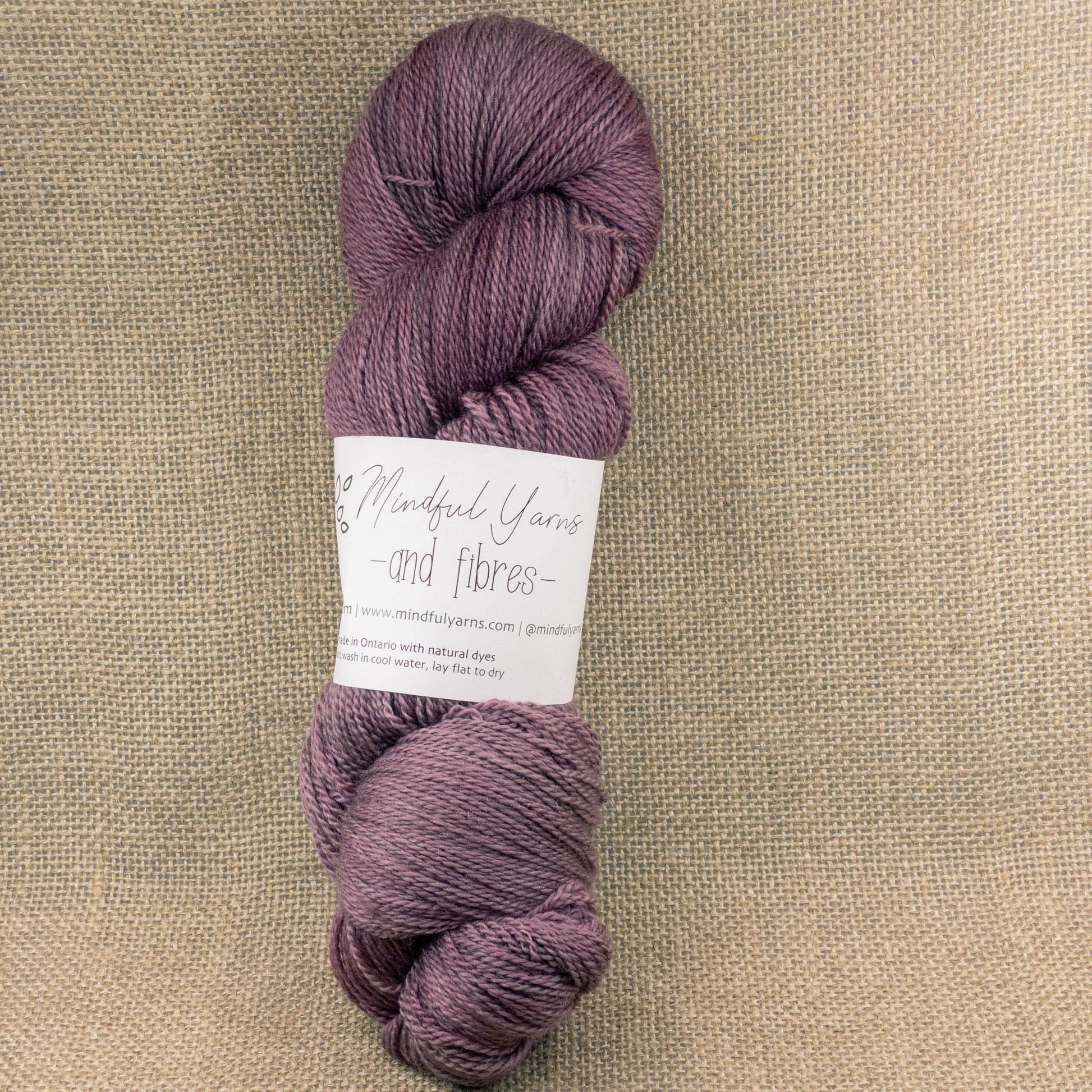 Merino Cashmere Silk Lace Weight Yarn - Mindful Yarns - Lac + madder 51023