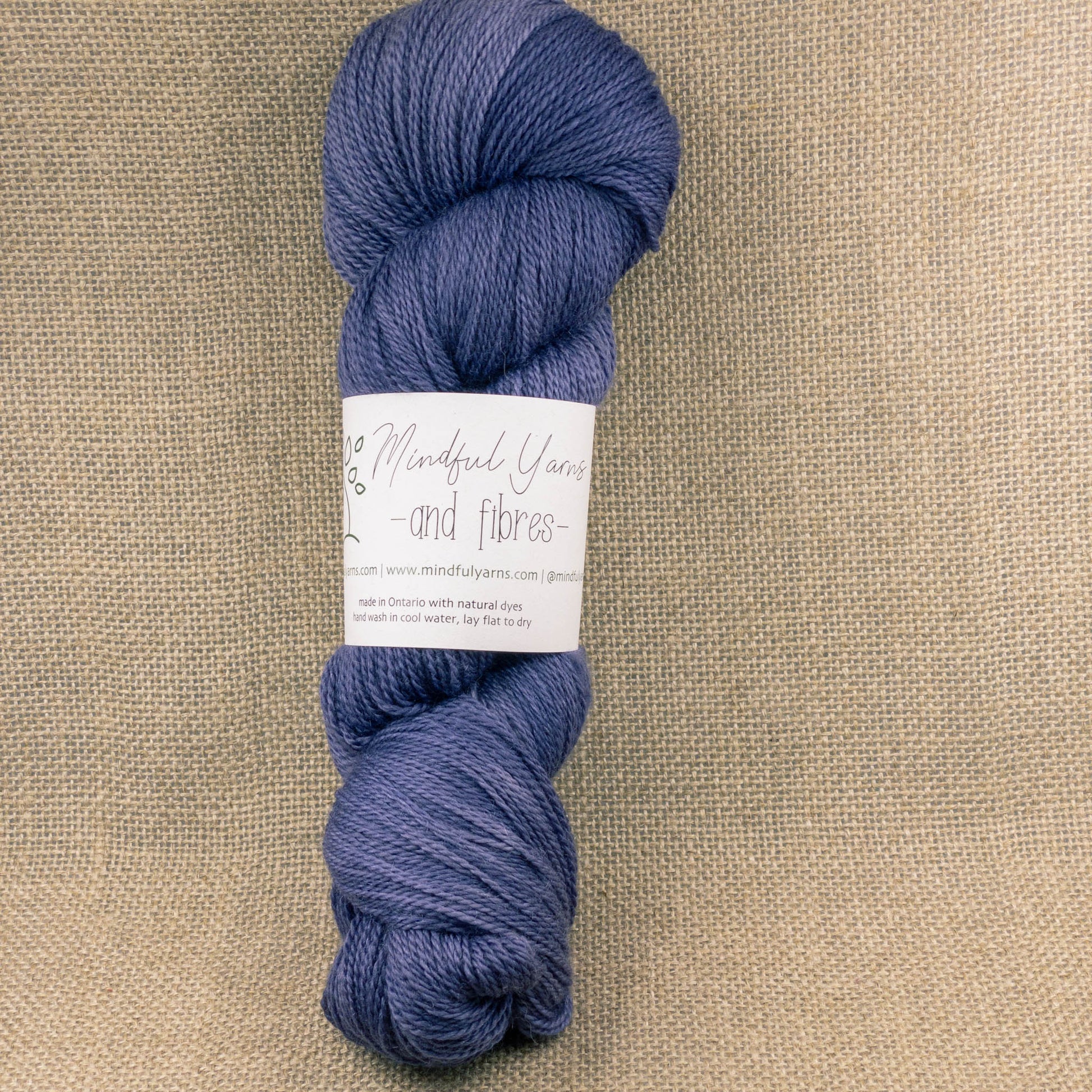Merino Cashmere Silk Lace Weight Yarn - Mindful Yarns - Logwood 51020