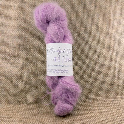 Mohair Silk Lace Weight Yarn - Mindful Yarns - Cochineal 60420