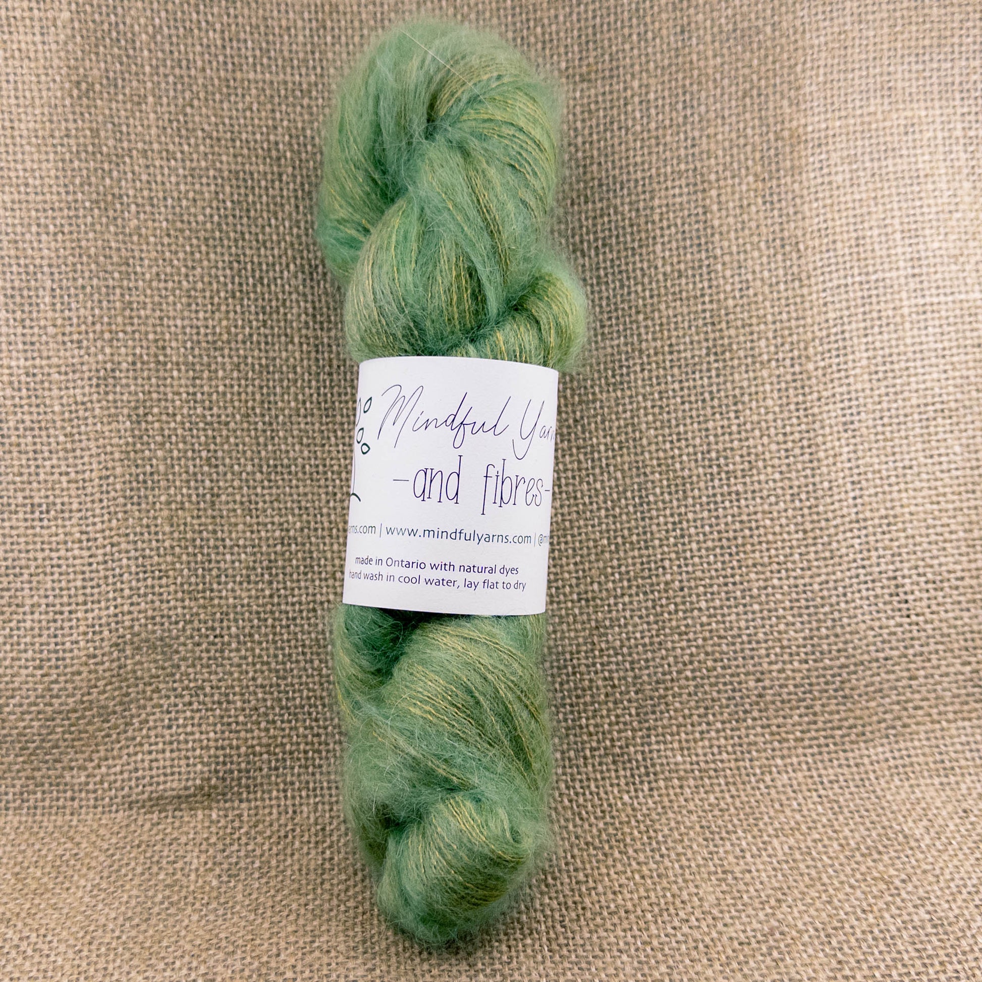 Mohair Silk Lace Weight Yarn - Mindful Yarns - Osage + Saxon 60411
