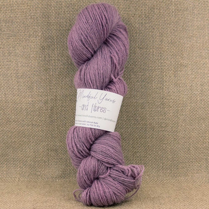Ontario Corriedale Alpaca Fingering Weight Yarn - Mindful Yarns - Cochineal + Saxon + Iron 60810