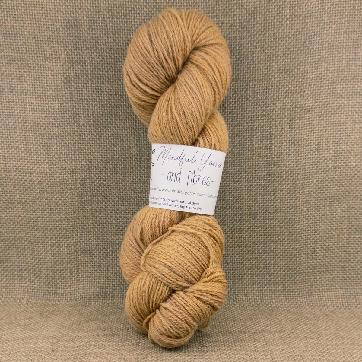 Ontario Corriedale Alpaca Fingering Weight Yarn - Mindful Yarns - Cutch + Iron 60817
