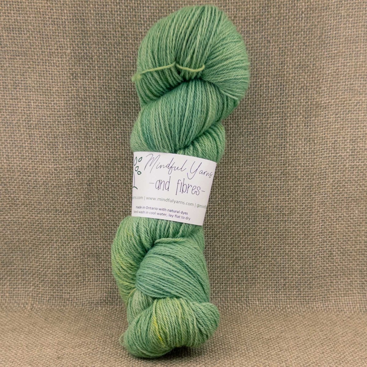 Ontario Corriedale Alpaca Fingering Weight Yarn - Mindful Yarns - Saxon + Osage 60812