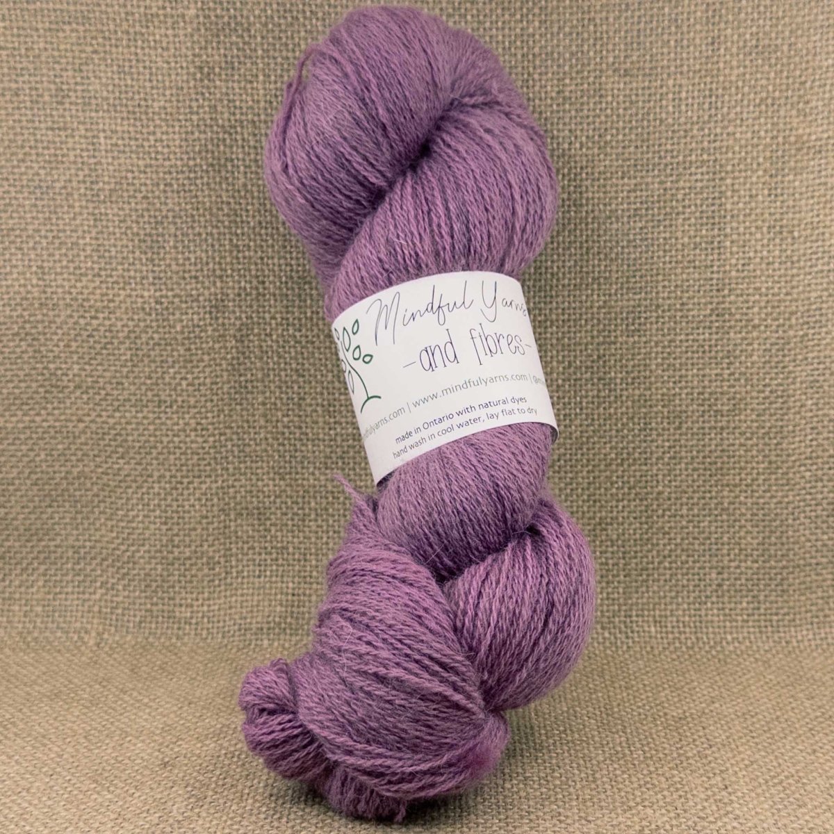 Ontario Corriedale Alpaca Lace Weight Yarn - Mindful Yarns - Cochineal + Iron 60810
